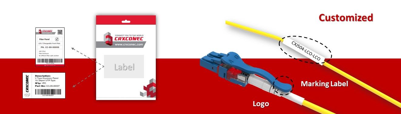 LED機能付きカスタマイズされたシングルモードシンプレックスLCコード